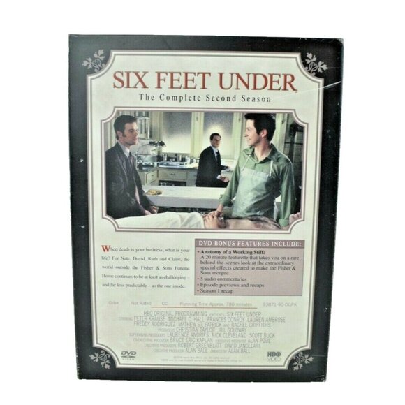 HBO Video Six Feet Under The Complete Second Season (DVD, 2003, 5-Disc Set) - Picture 2 of 3